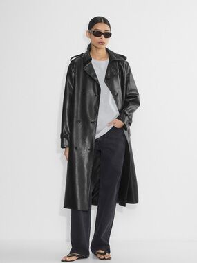 BABATON New Finch Trench Coat - Vegan Leather
